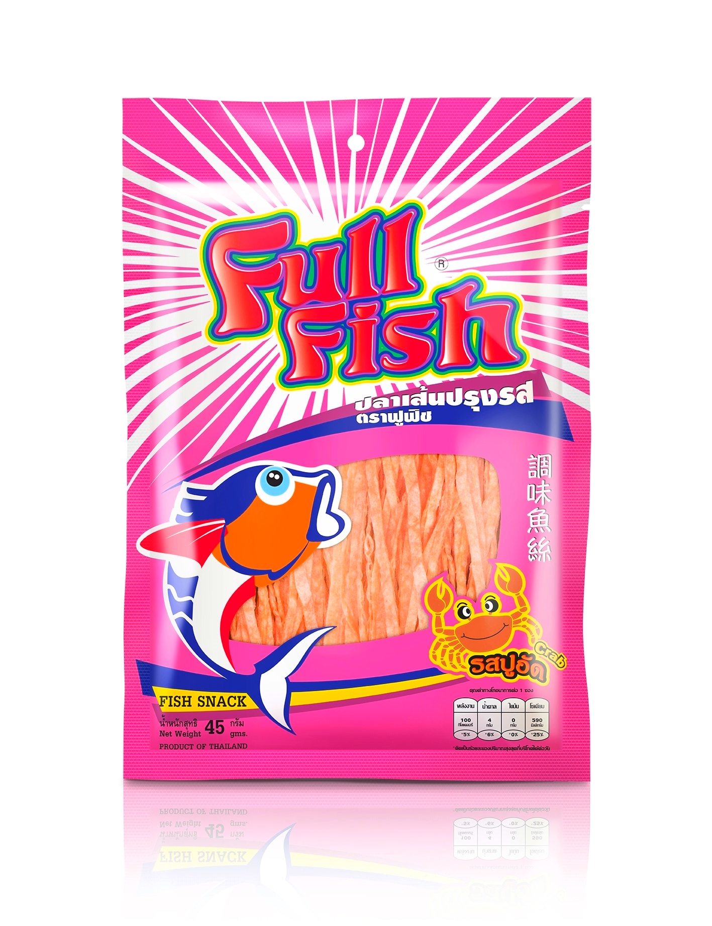 Snack cá Fullfish vị cua 45gr